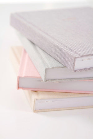 Linen Notebook, Gray (OUTLET) - Chapters