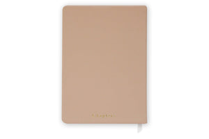 Vegan Leather Notebook, Nude - Chapters
