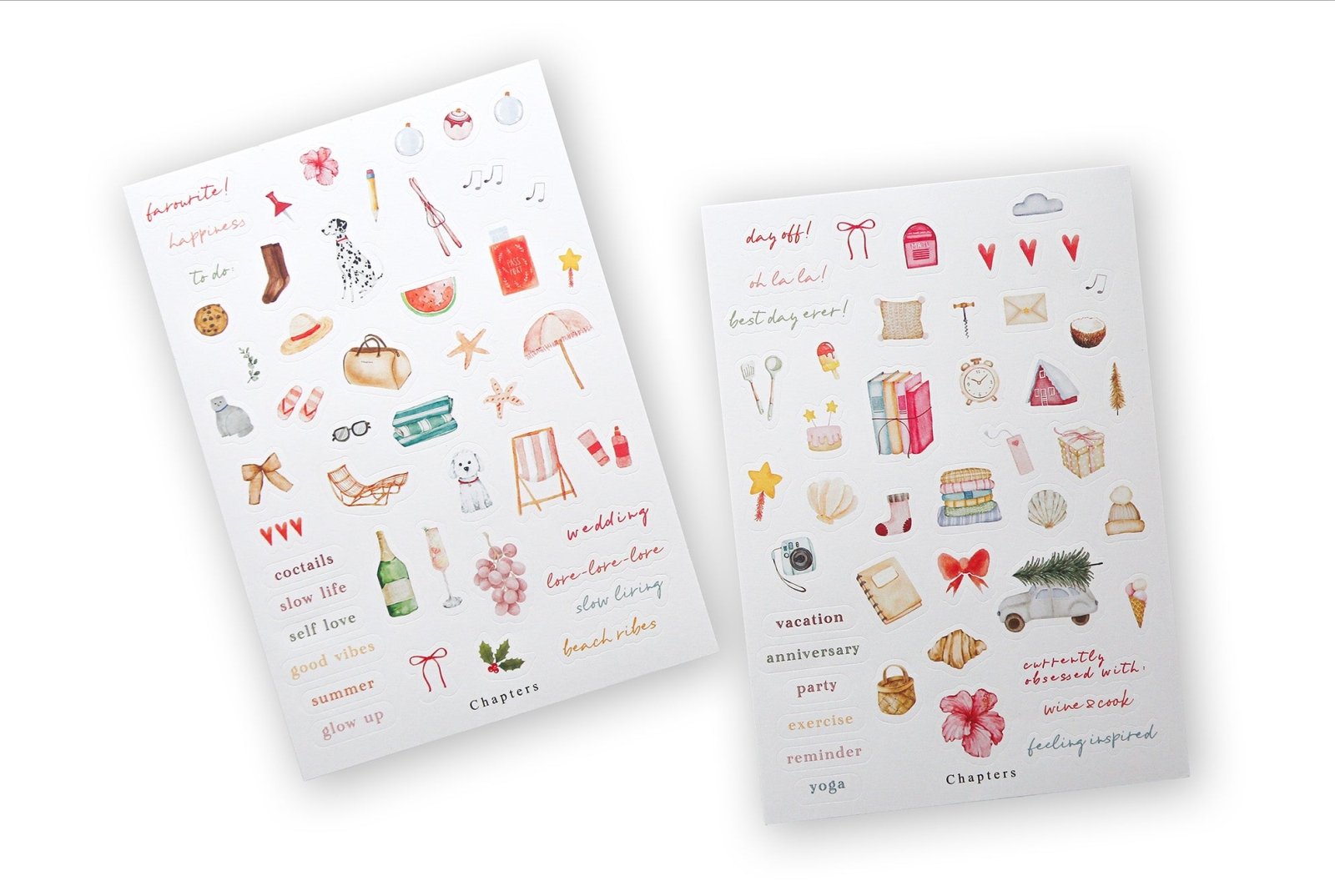 A5 2'li Sticker Seti - Chapters