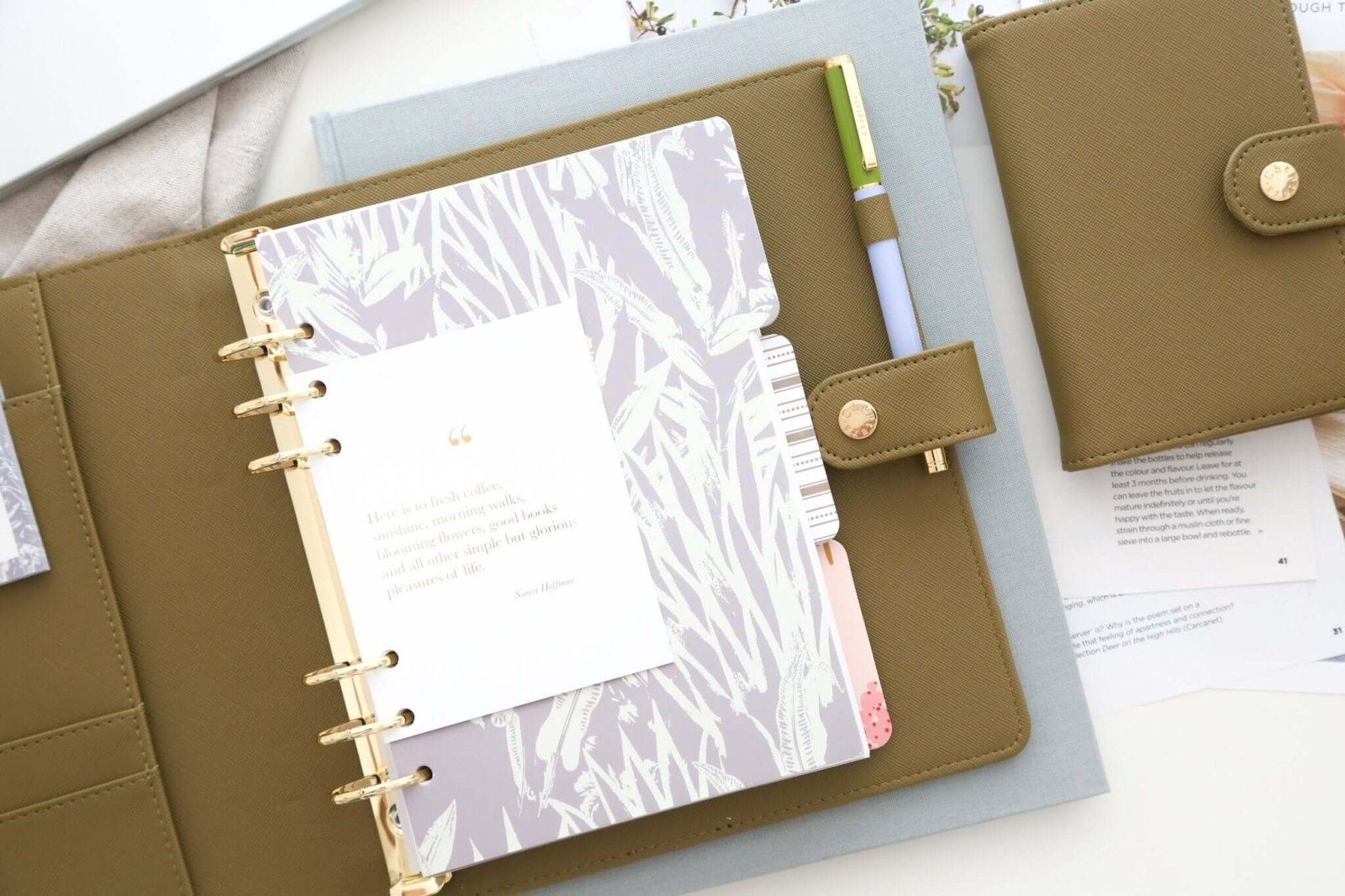 A5 Defter, Olive - Chapters