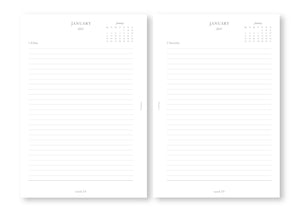 A5 Refill, Günlük / 2027 - Chapters
