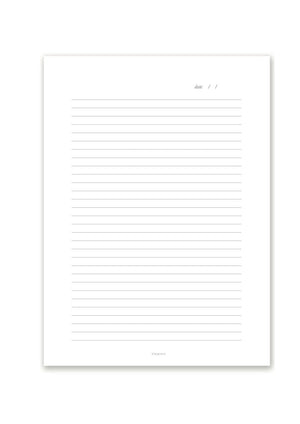 A5 Tarihsiz Planlayıcı, Cashmere - Chapters