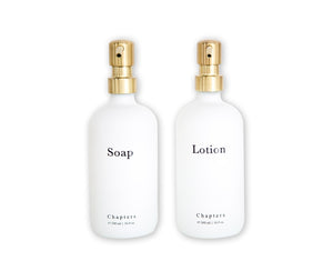 Cam Sıvı Sabunluk Seti, Soap & Lotion (OUTLET) - Chapters