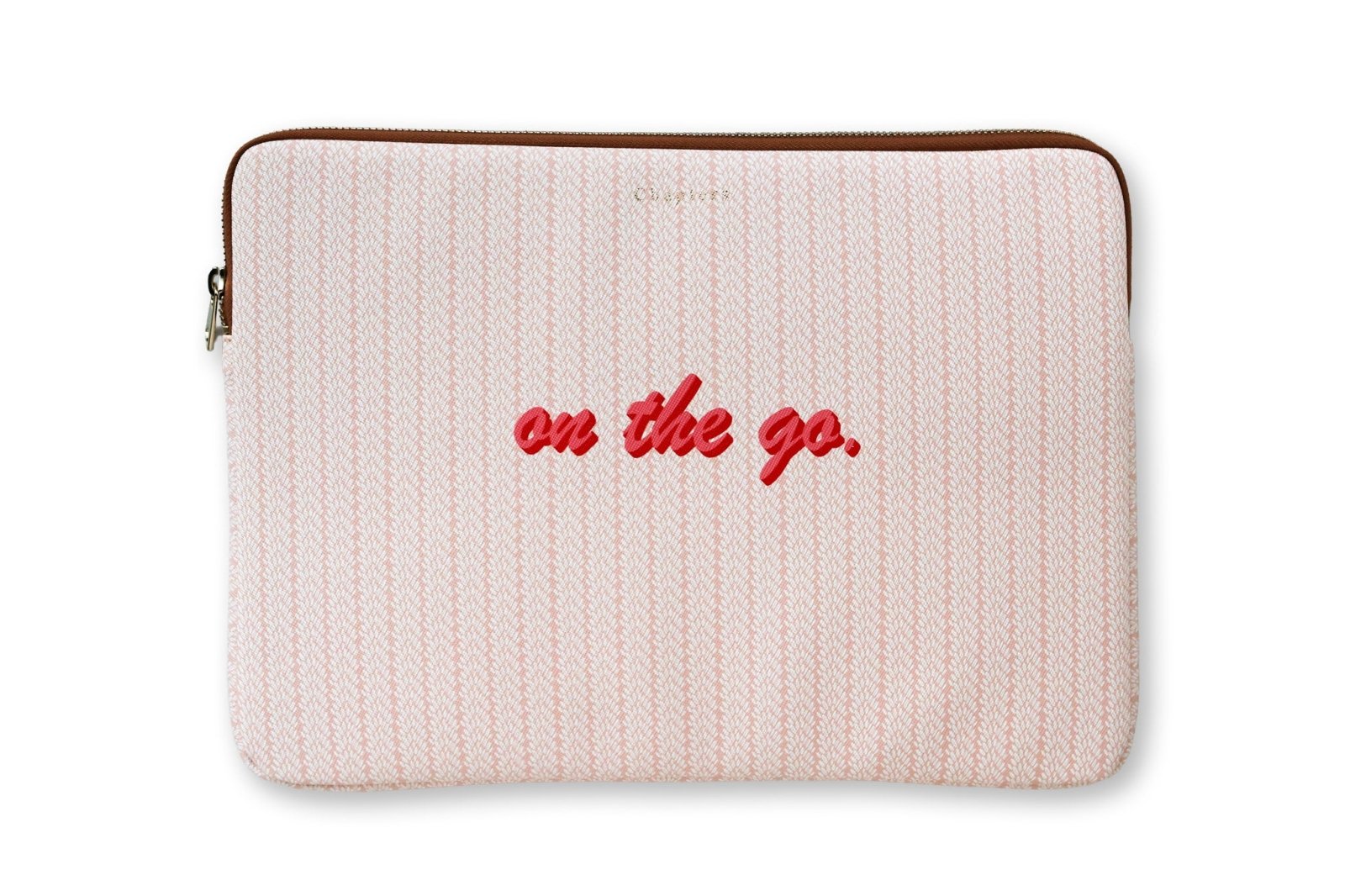 Laptop Kılıfı, Pink Leaves - On The Go - Chapters