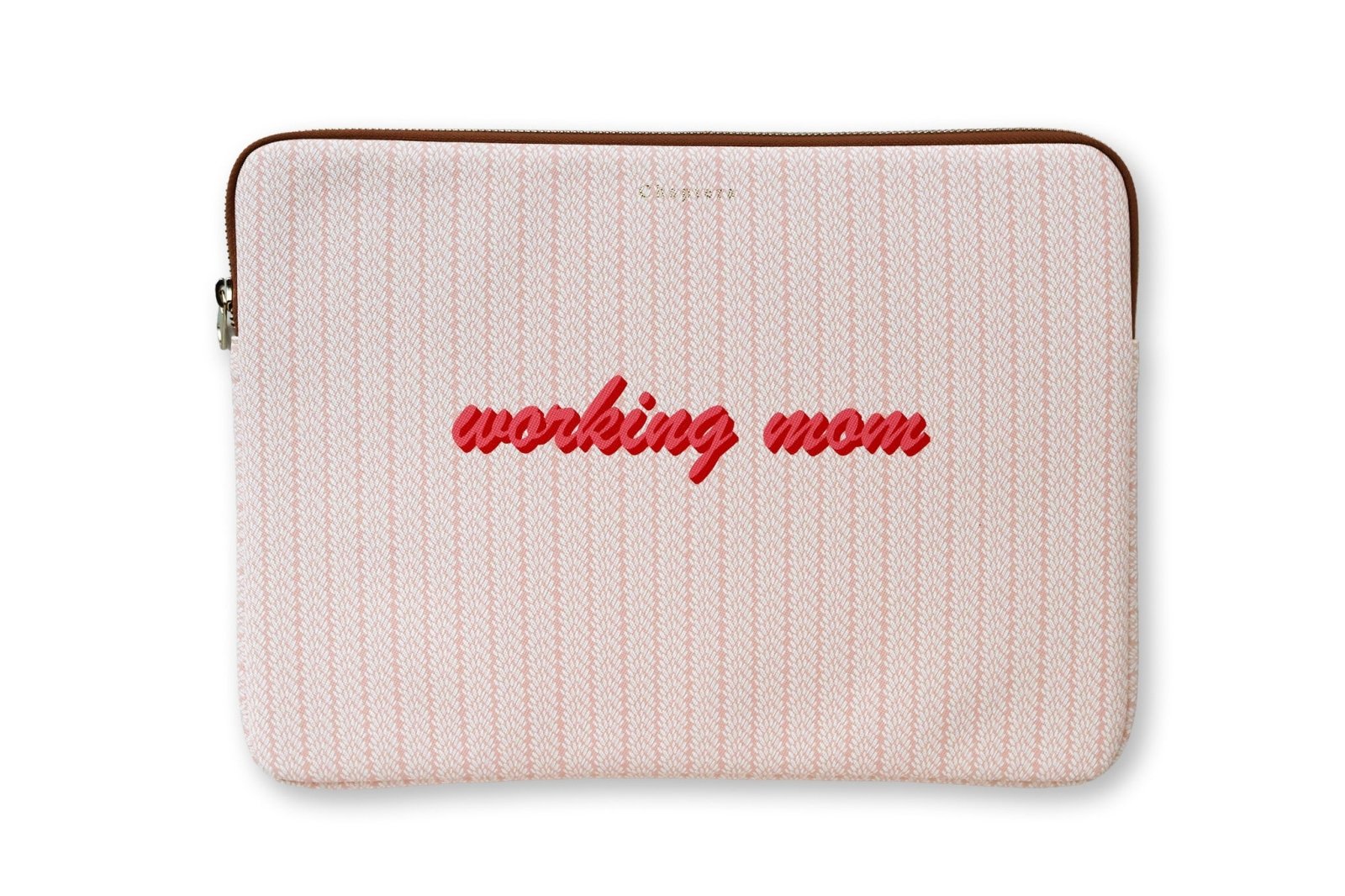 Laptop Kılıfı, Pink Leaves - Working Mom - Chapters