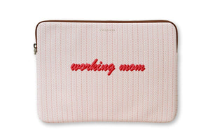 Laptop Kılıfı, Pink Leaves - Working Mom - Chapters