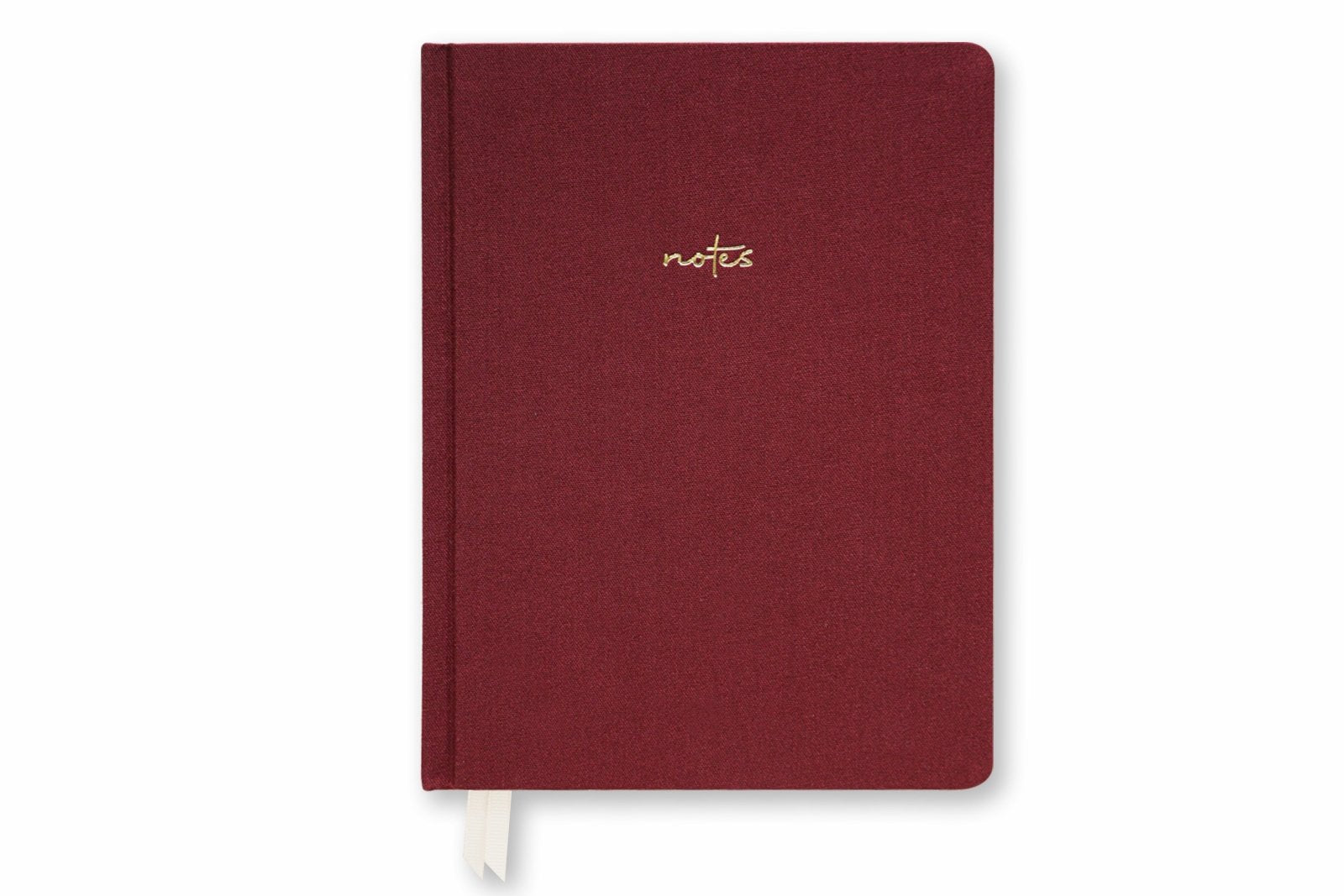 Linen Notebook, Berry - Chapters