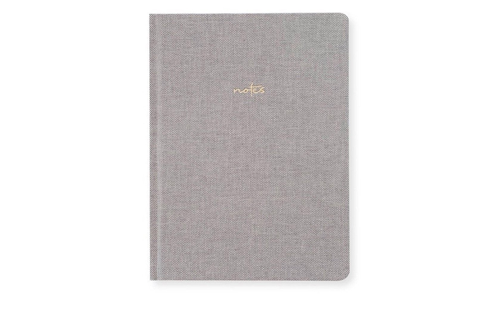 Linen Notebook, Gray (OUTLET) - Chapters
