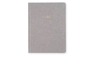 Linen Notebook, Gray (OUTLET) - Chapters