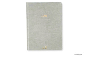 Linen Notebook, Mint (OUTLET) - Chapters