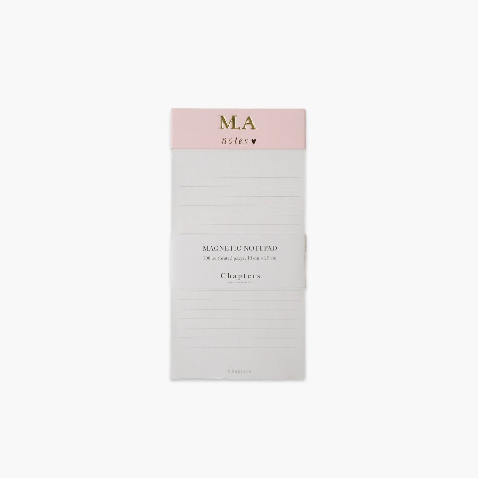 Magnetic Notepad, Pink - M.A - Chapters