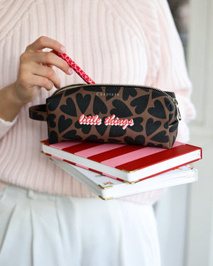 Mini Çanta, Black & Brown Hearts - Chapters