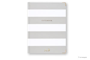 Notebook, Gray & White (OUTLET) - Chapters