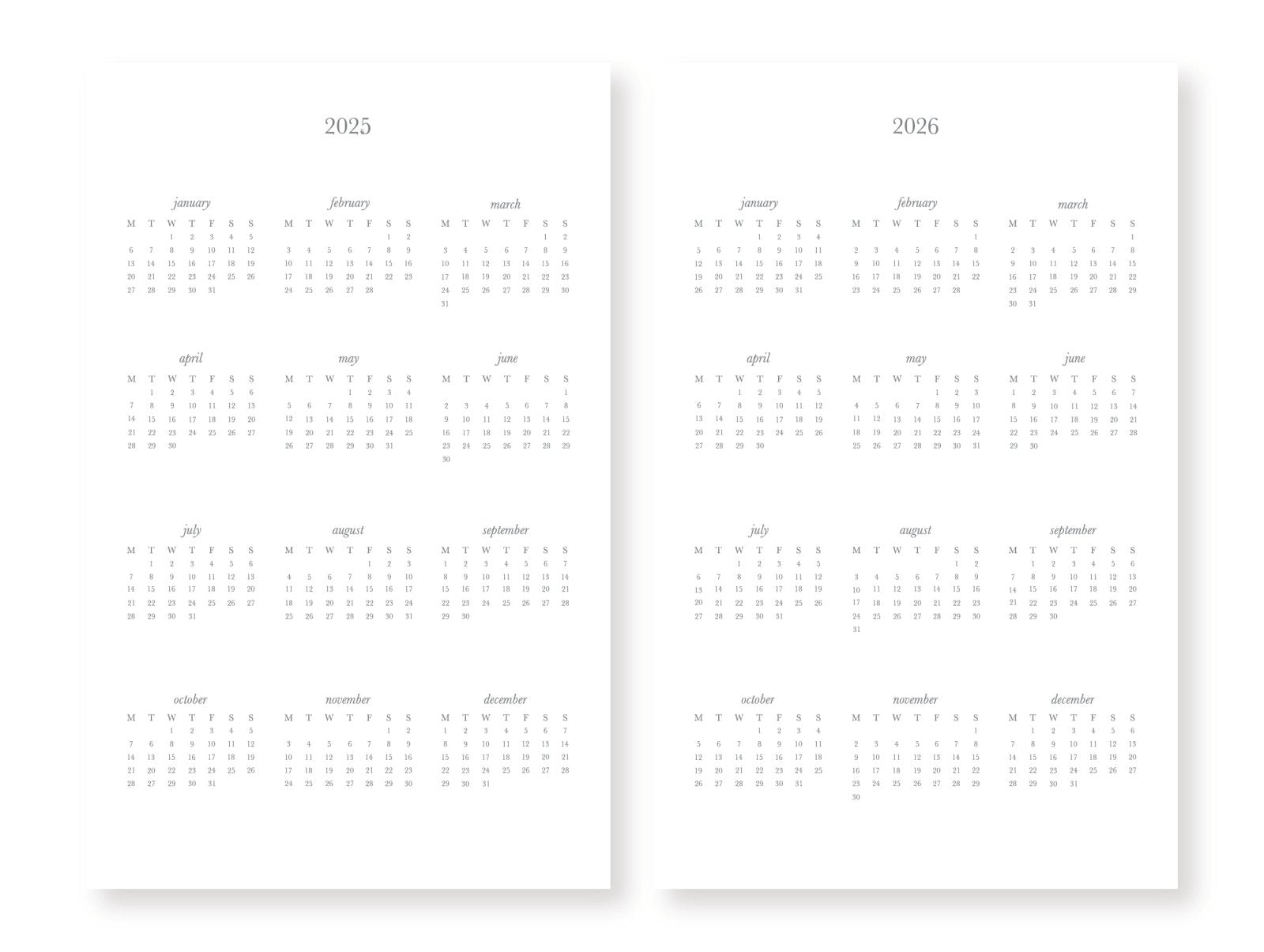 Pocket Planner Refill, Tarihli / 2024 - Chapters