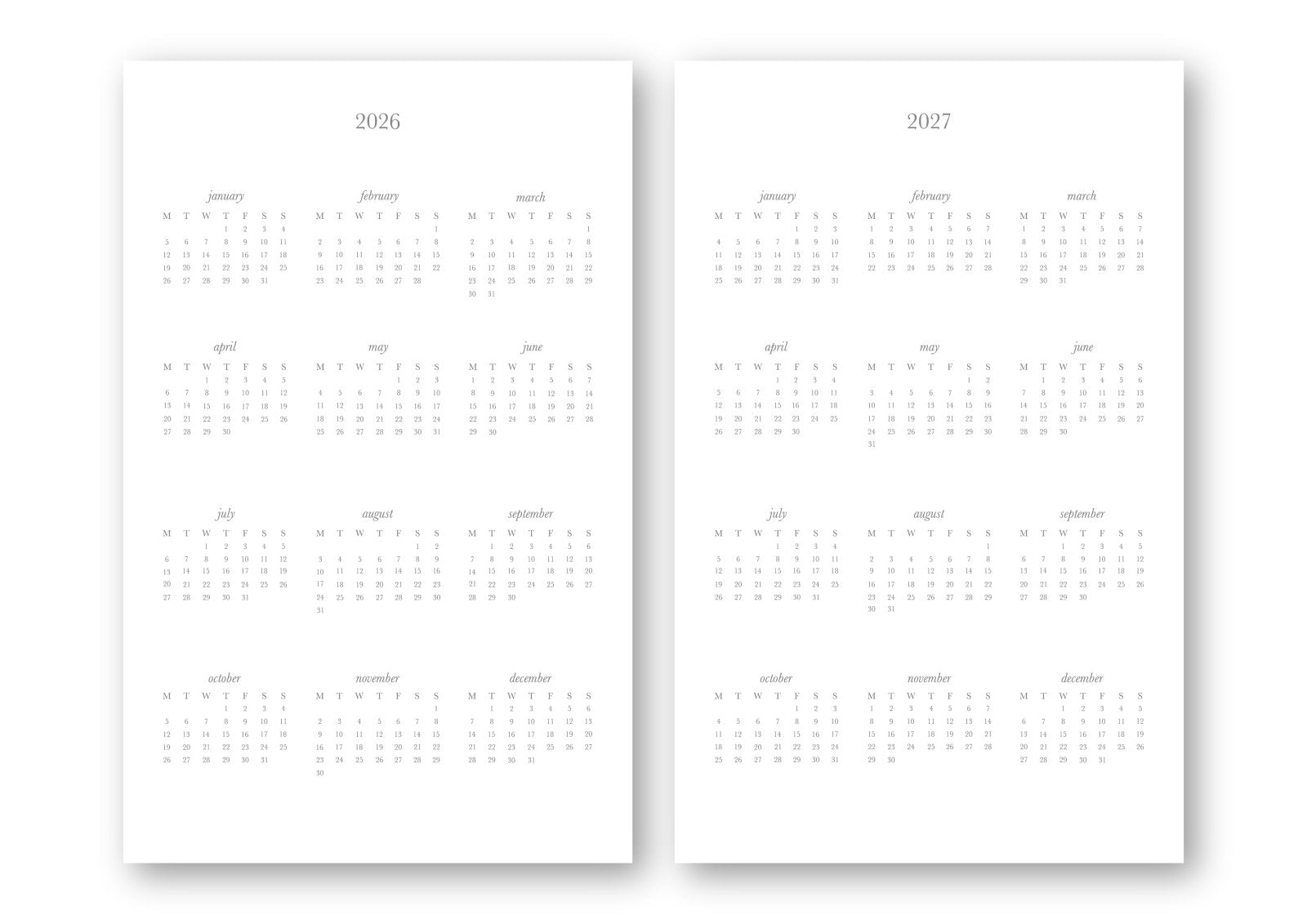 Pocket Planner Refill, Tarihli / 2024 - Chapters