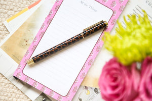 Premium Roller Pen, Black & Brown Hearts - Ön Sipariş - Chapters