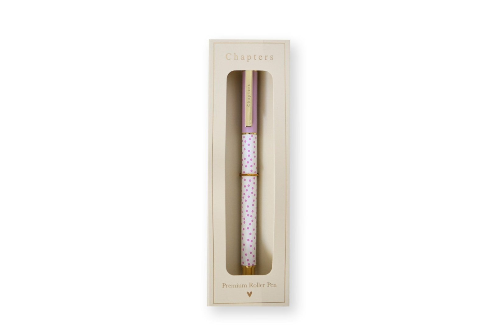 Premium Roller Pen, Lilac Polka (OUTLET) - Chapters