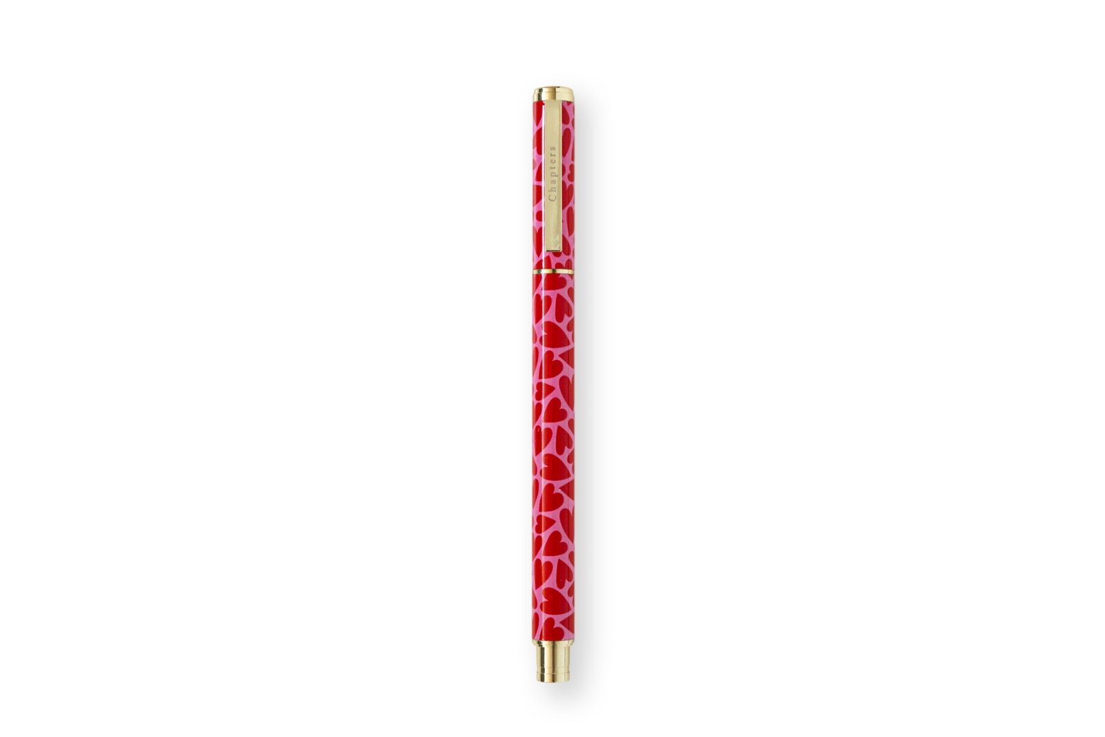 Premium Roller Pen, Pink & Red Hearts - Ön Sipariş - Chapters