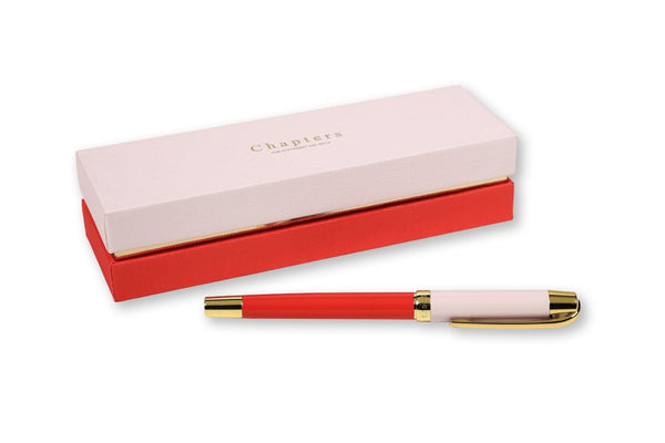 Signature Pen, Pale Pink & Red - Chapters