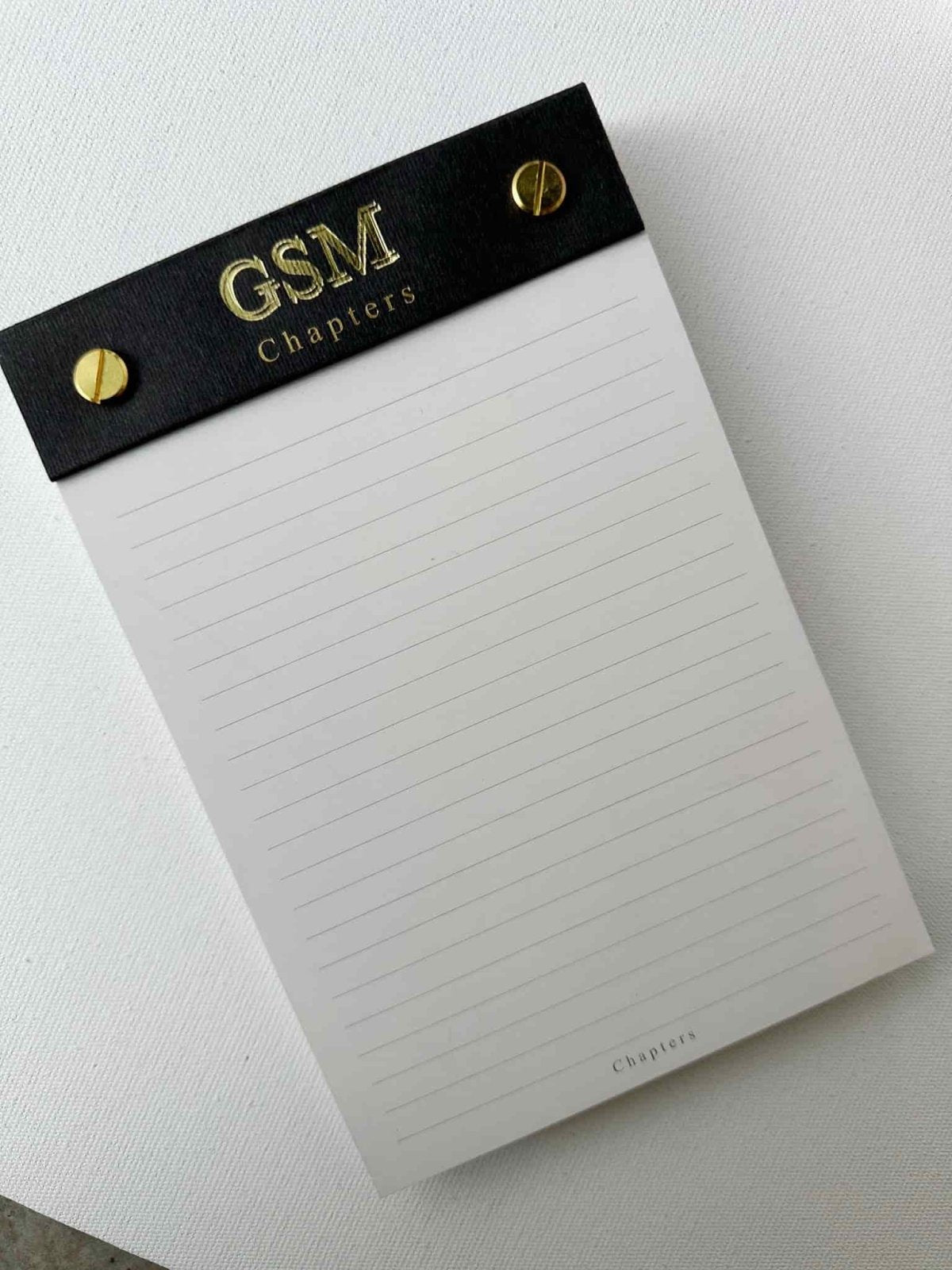 Small Notepad, Black - GSM - Chapters