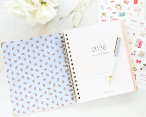 Spiralli Haftalık Planlayıcı, Marshmallow - Chapters