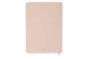 Vegan Leather Notebook, Blush (OUTLET) - Chapters