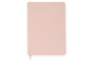 Vegan Leather Notebook, Blush (OUTLET) - Chapters