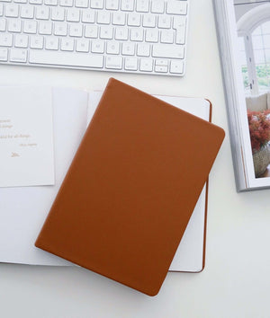 Vegan Leather Notebook, Mocha - Chapters