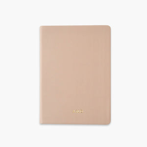 Vegan Leather Notebook, Nude - A.M.Ö - Chapters