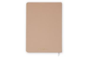 Vegan Leather Notebook, Nude (OUTLET) - Chapters