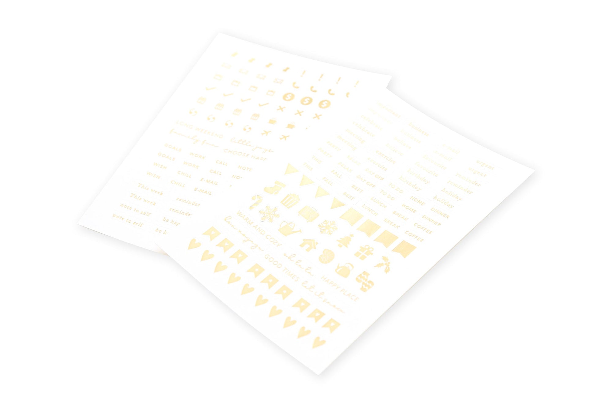 A5 Gold Sticker Seti - Chapters