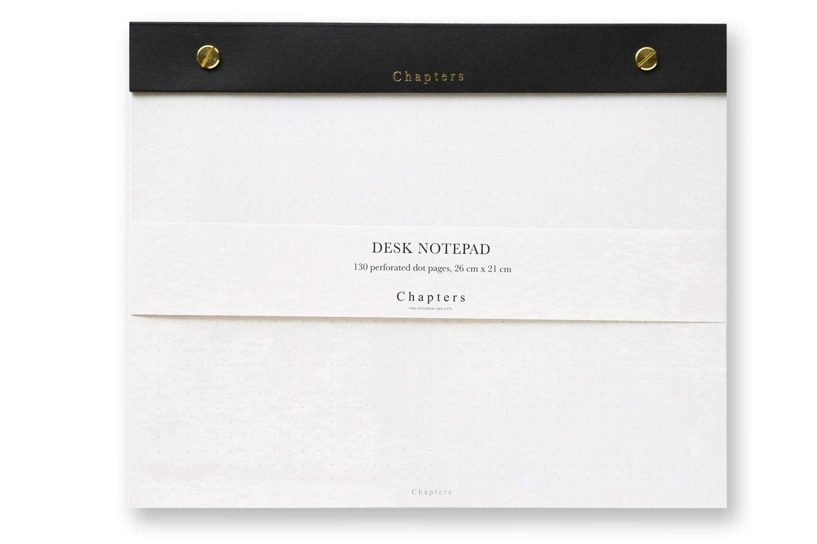 Large Notepad, Black - Chapters