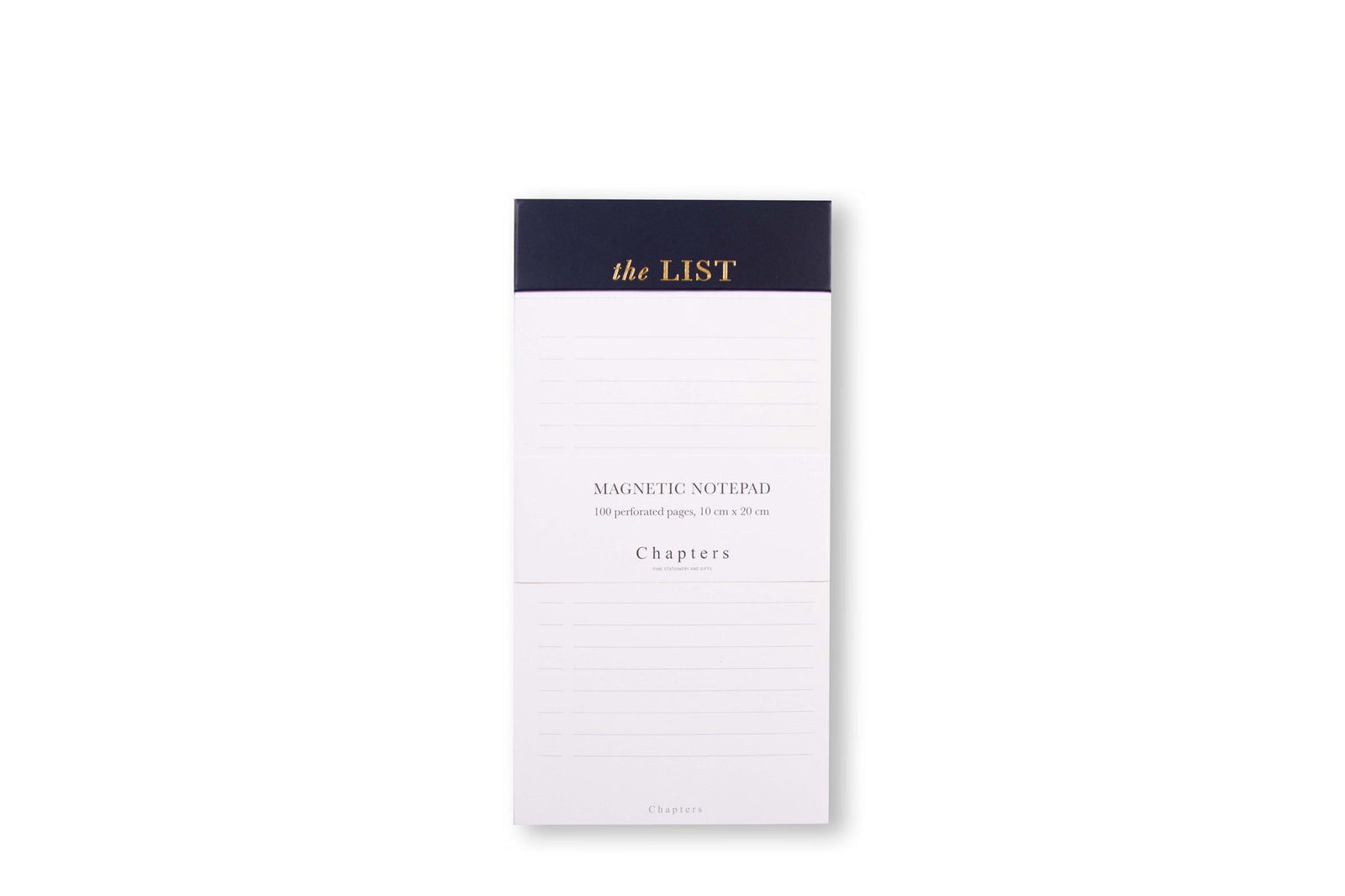Magnetic Notepad, Navy - Chapters