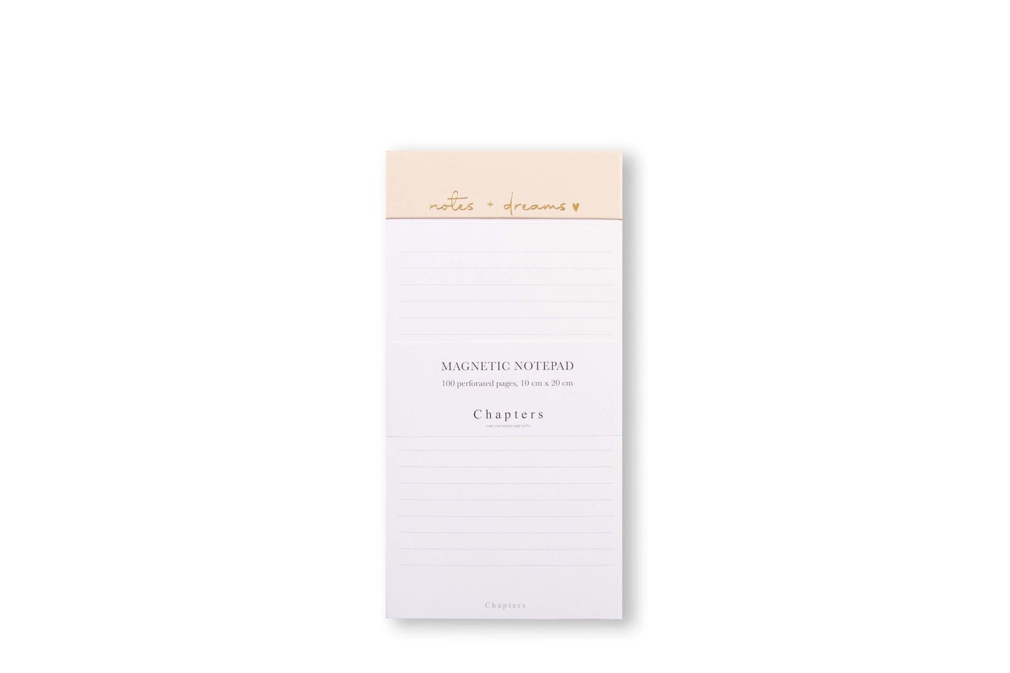 Magnetic Notepad, Notes & Dreams - Chapters