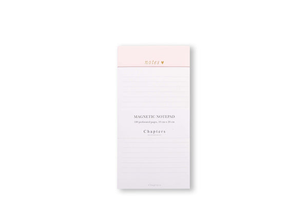 Magnetic Notepad, Pink - Chapters