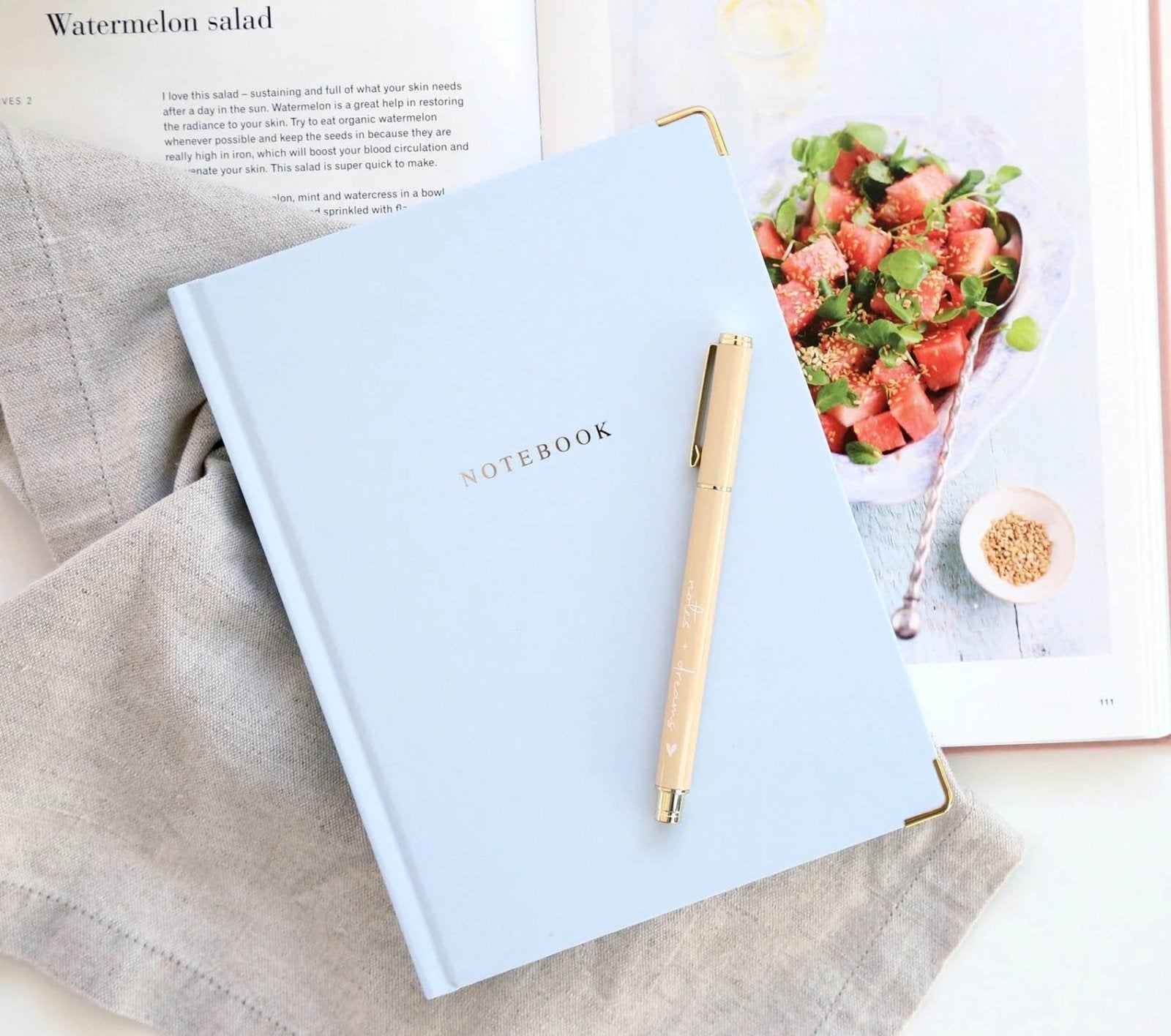 Notebook - Ice Blue - Chapters