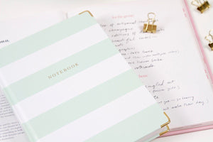 Notebook - Mint & White (OUTLET) - Chapters