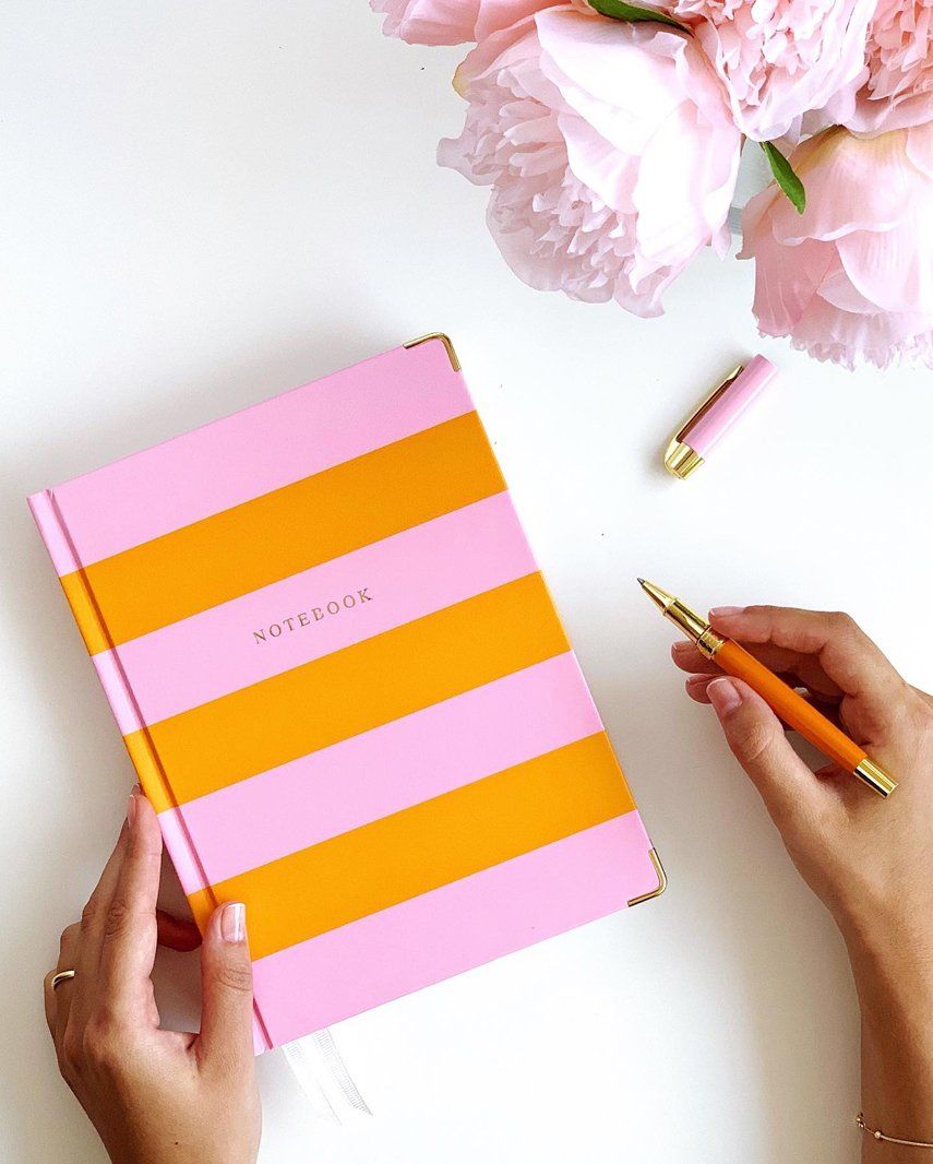 Notebook - Pink & Orange - Chapters