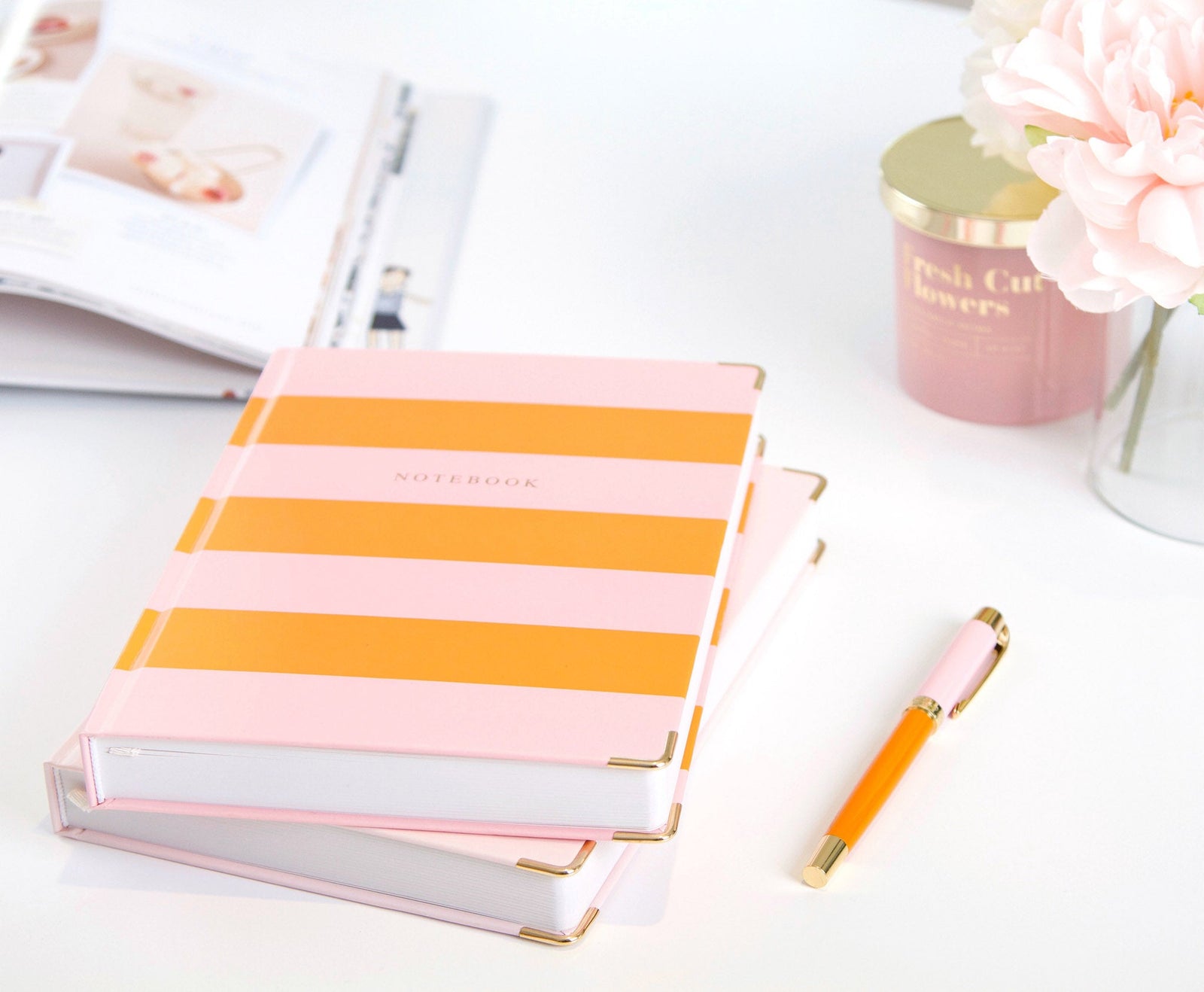 Notebook - Pink & Orange - Chapters