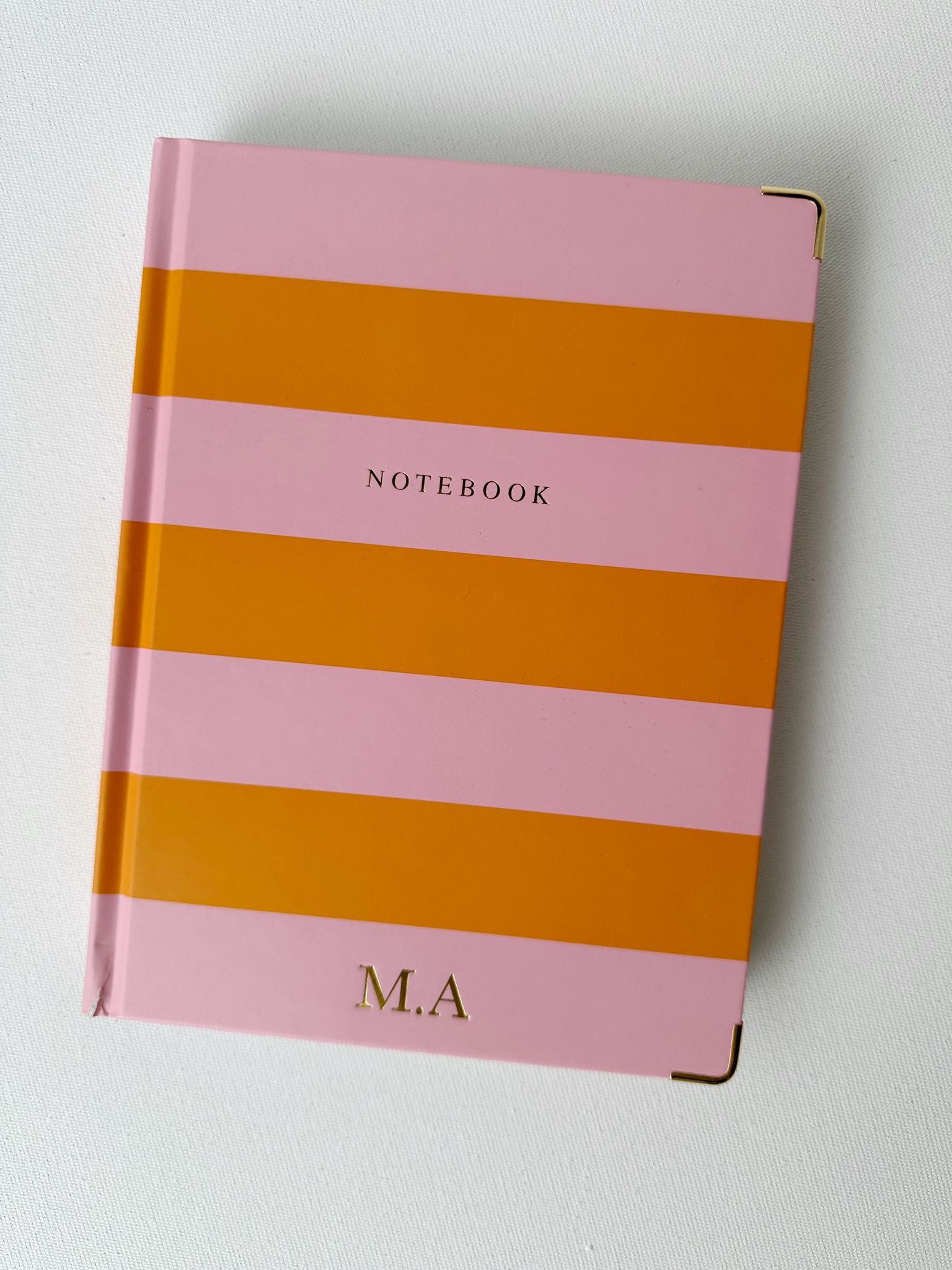 Notebook, Pink&Orange - M.A - Chapters