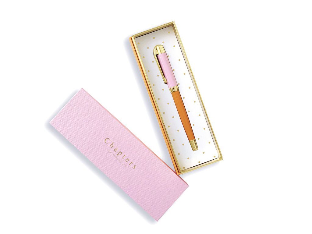 Signature Pen, Pink & Orange - Chapters